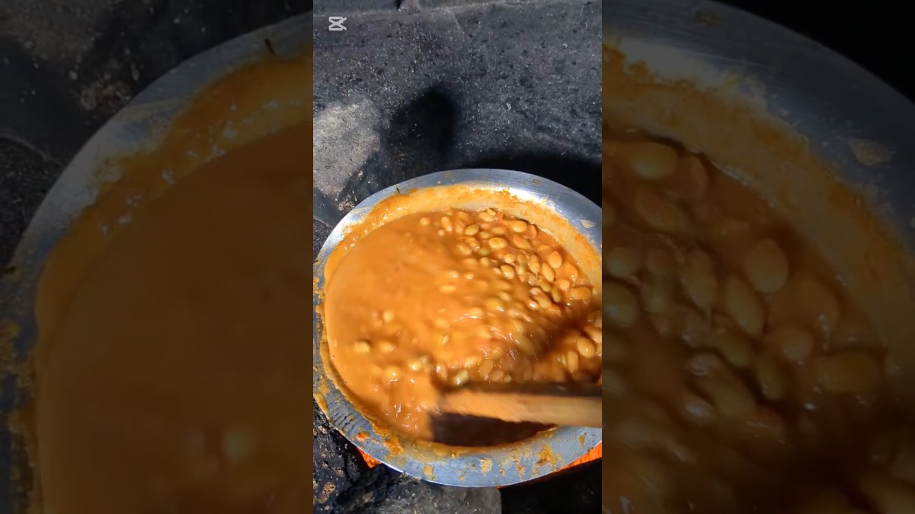 My village's way of cooking fresh beans ☺️ 
