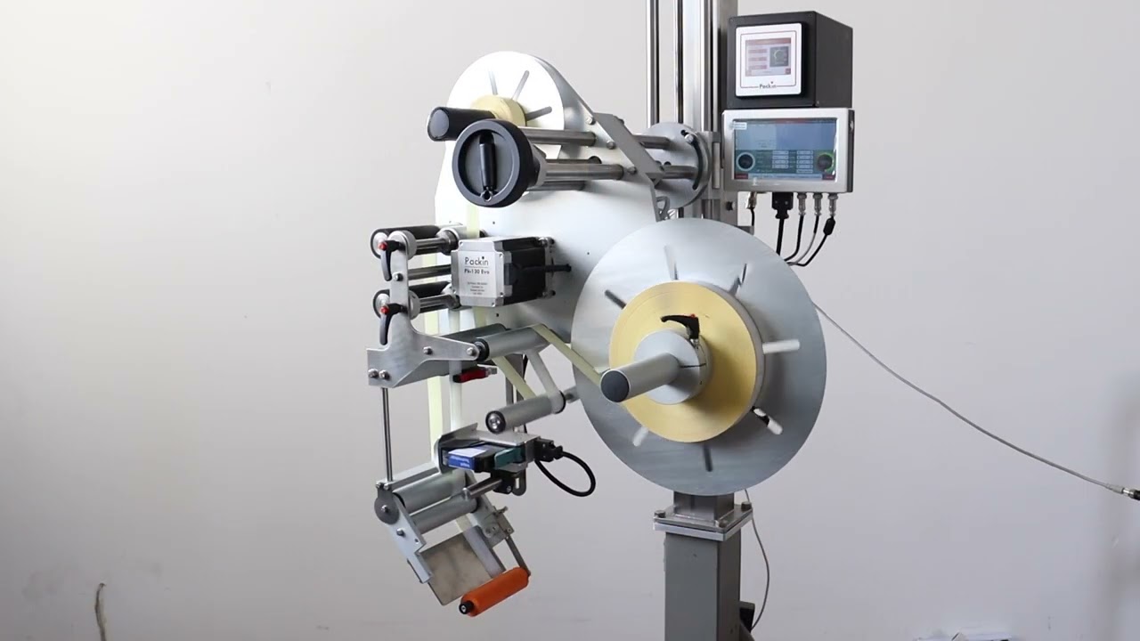 Etichettatrice  applicatore di etichette automatico,  HI performance con marcatore inkjet opzionale.