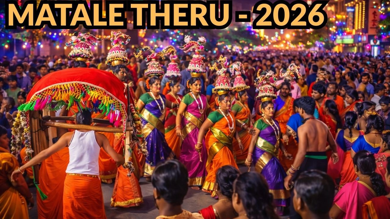 மாத்தளை தேர் இரவு 2026 🌙🔥 ஆயிரக்கணக்கான பக்தர்கள் ஆடும் தருணம்!