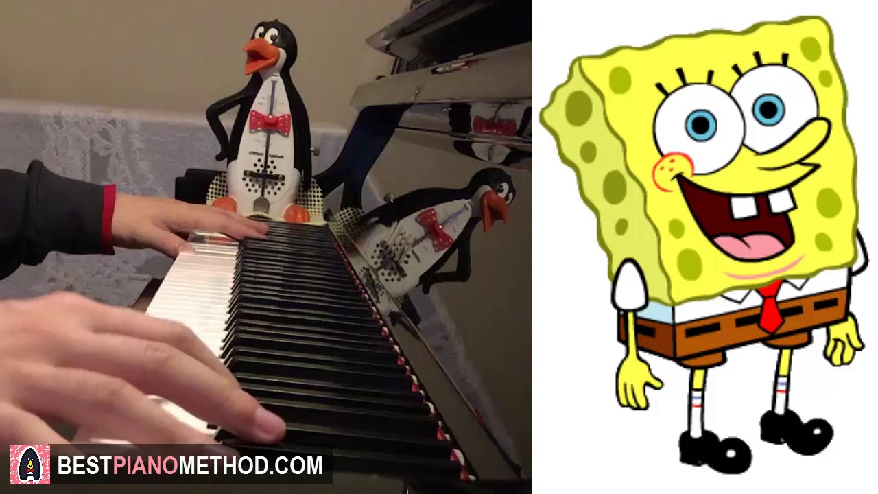 SPONGEBOB SQUAREPANTS Theme Song (Piano Cover by Amosdoll)