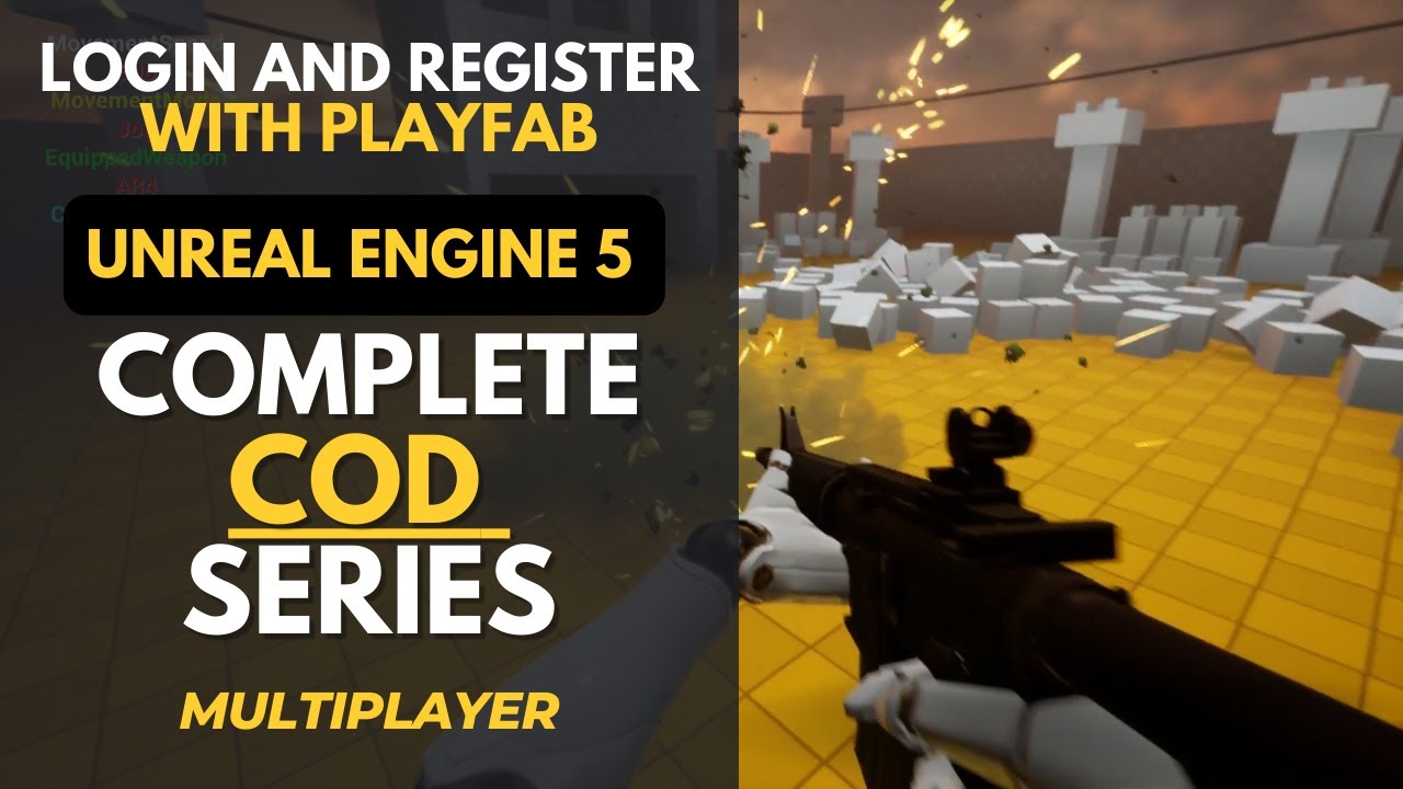 Авторизуйтесь и зарегистрируйтесь в Playfab || Полная серия Call of Duty || Unreal Engine 5