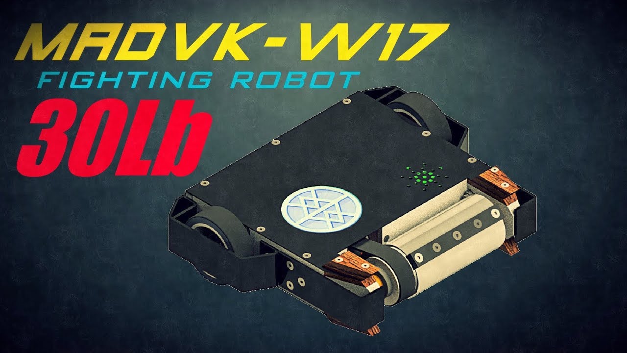 Robô de Combate - FeatherWeight Robot [MADVK - W17]