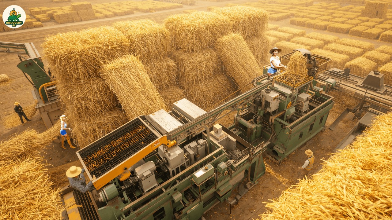 The Amazing Process of Recycling Wheat Straw – How America Turns Farm Waste into Energy