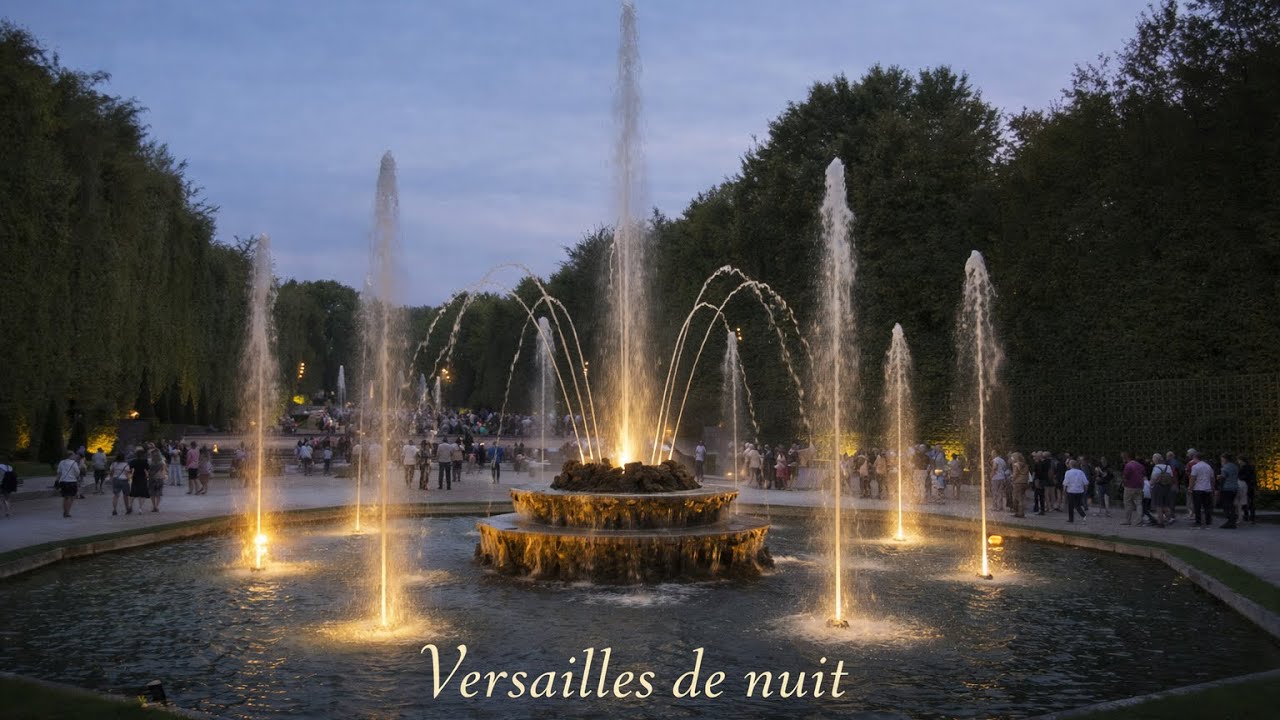 Grandes Eaux nocturnes &agrave; Ch&acirc;teau de Versailles &ndash; fontaines, musique et feu d&rsquo;artifice