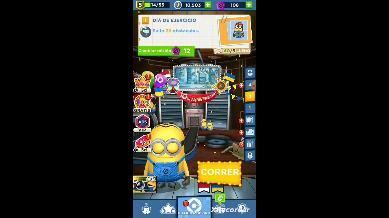 como descargar minions rush para Android