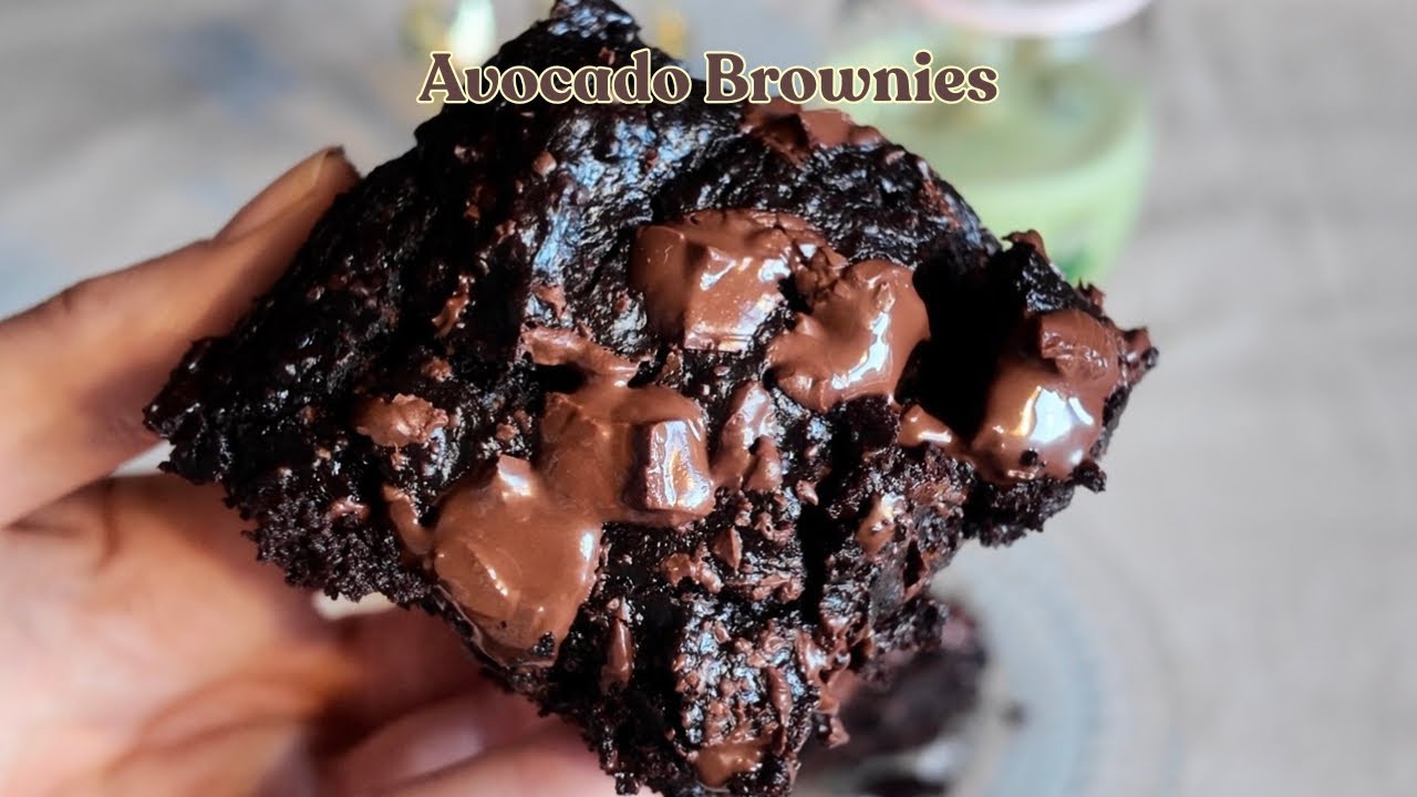 Easy & Healthy Avocado Brownies ୨ৎ ASMR Bake With Me
