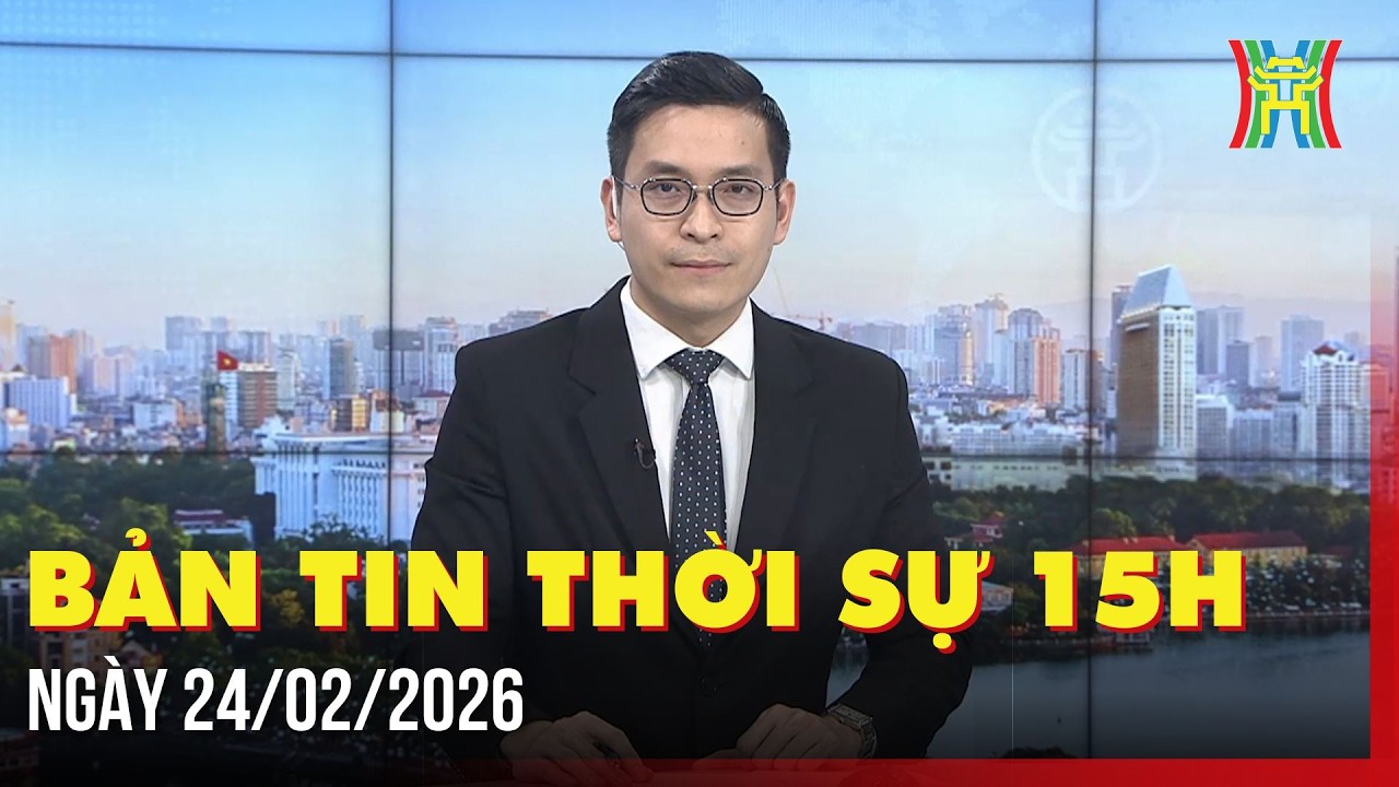 Thời sự Hà Nội 15h ngày 24/02/2026: Cảnh báo thủ đoạn của các đối tượng cho vay lãi nặng,...