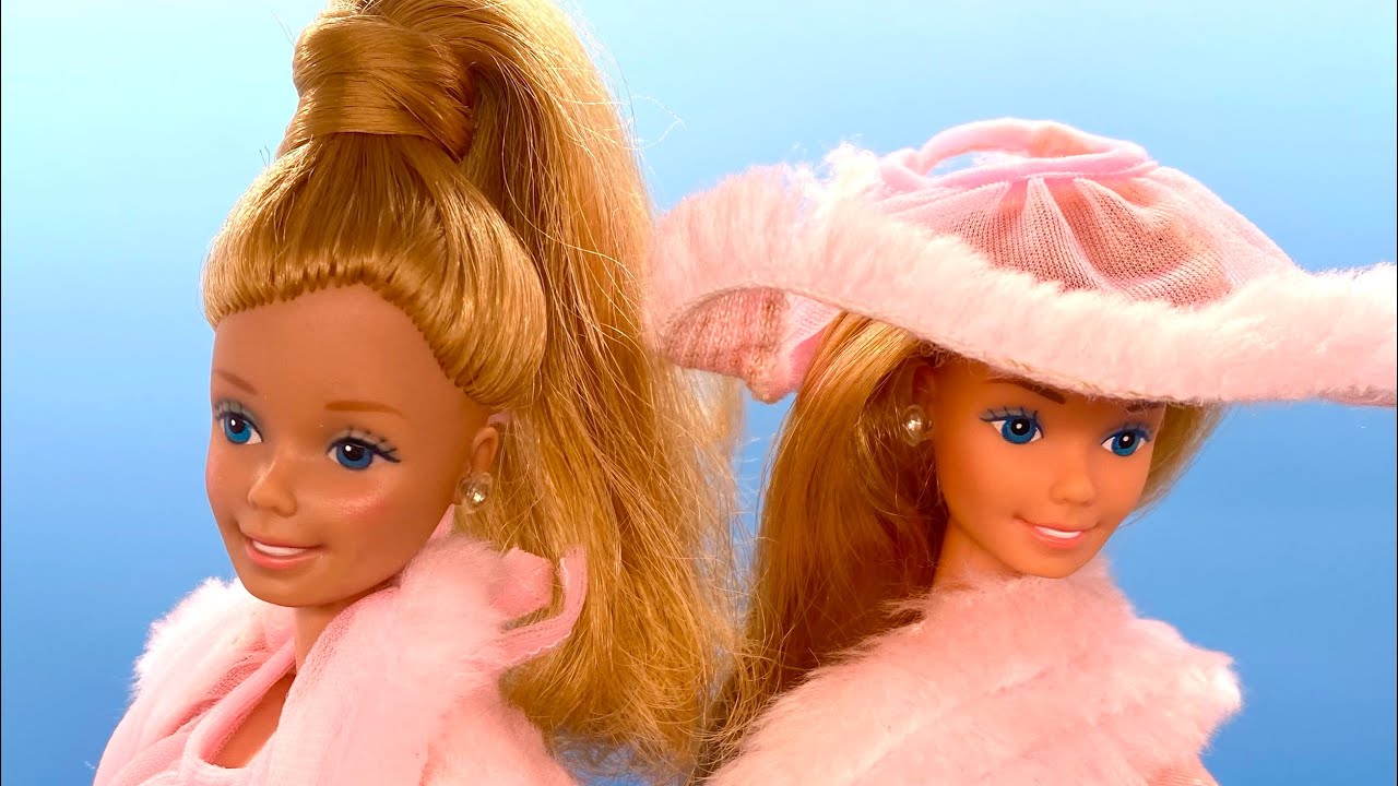 1981 PINK ‘N PRETTY BARBIE DOLLS 3554 Superstar Era PHILIPPINES & TAIWAN Comparison Vintage Barbie