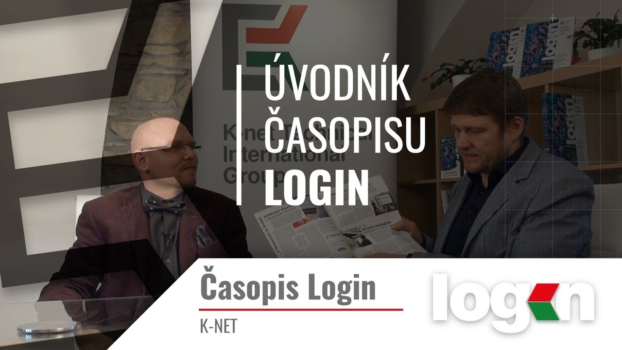 Tom&aacute;&scaron; Knettig hovoř&iacute; o IT firemn&iacute;m časopisu Login