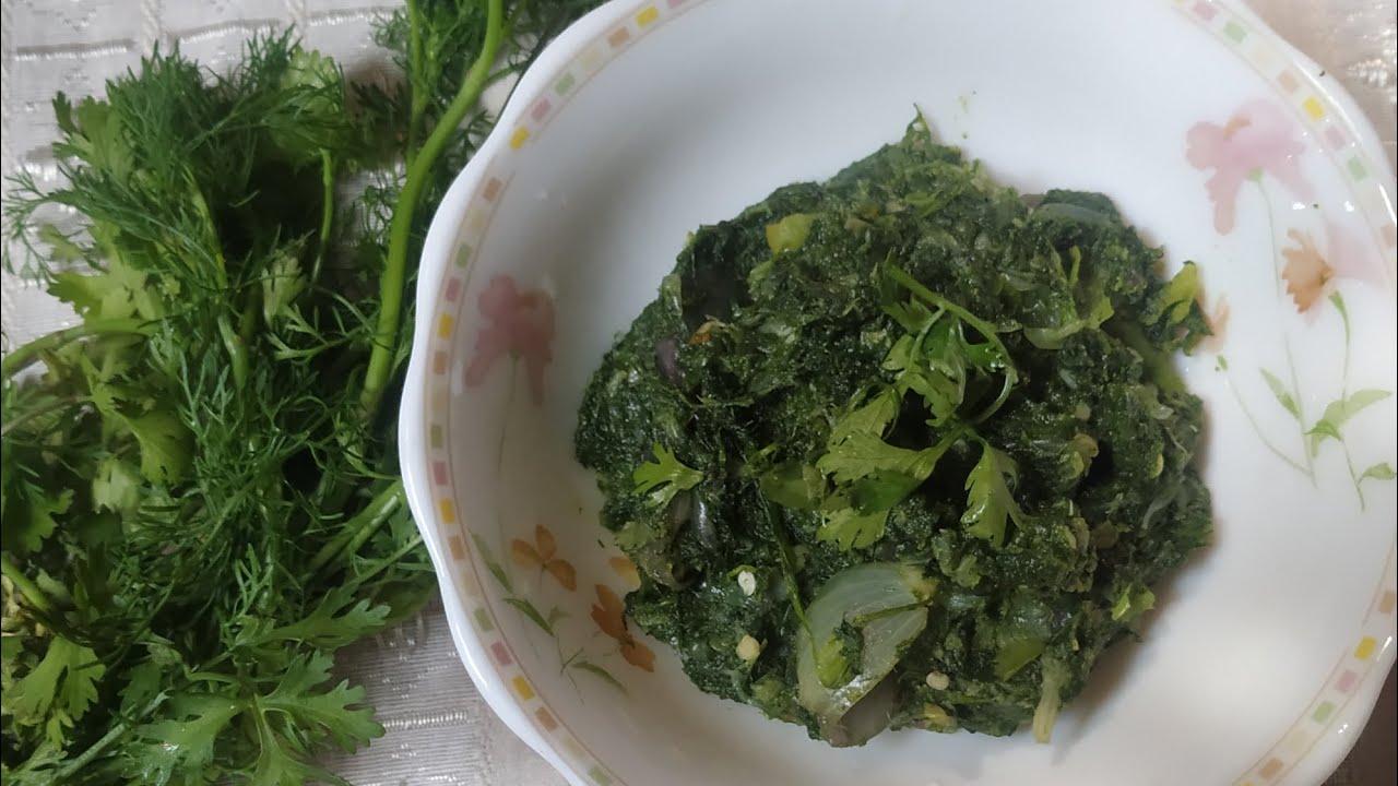 Dhoniapatar vorta recipe