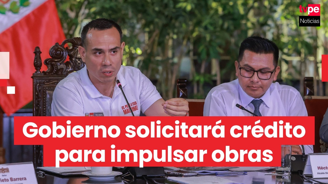 Presidente Jerí anuncia pedido de crédito suplementario para impulsar obras a nivel nacional