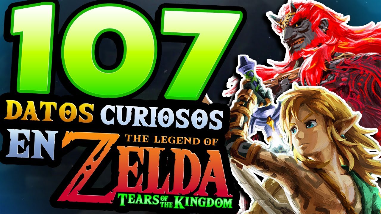 107 CURIOSIDADES INCREÍBLES que NO SABES de Zelda Tears of the Kingdom