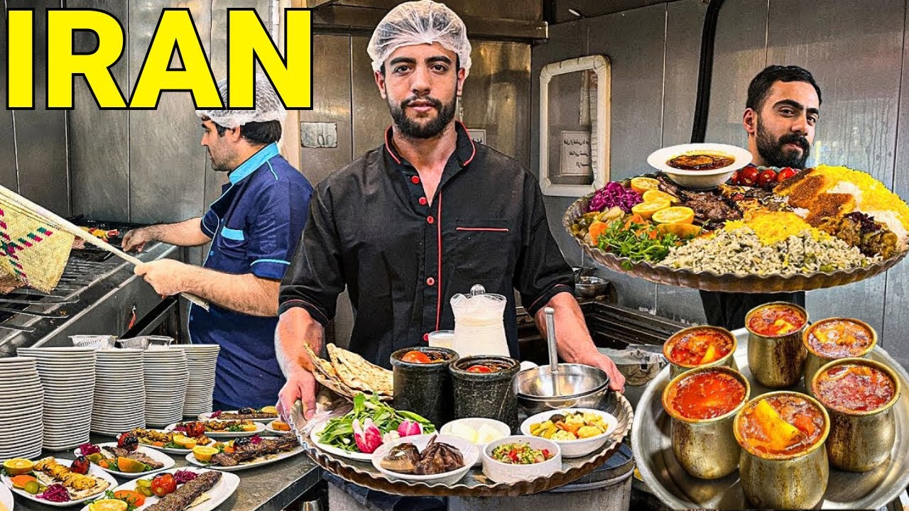 Persian Food In Iranian Restaurant 🇮🇷 Kebab & Dizi From traditional Iranian food