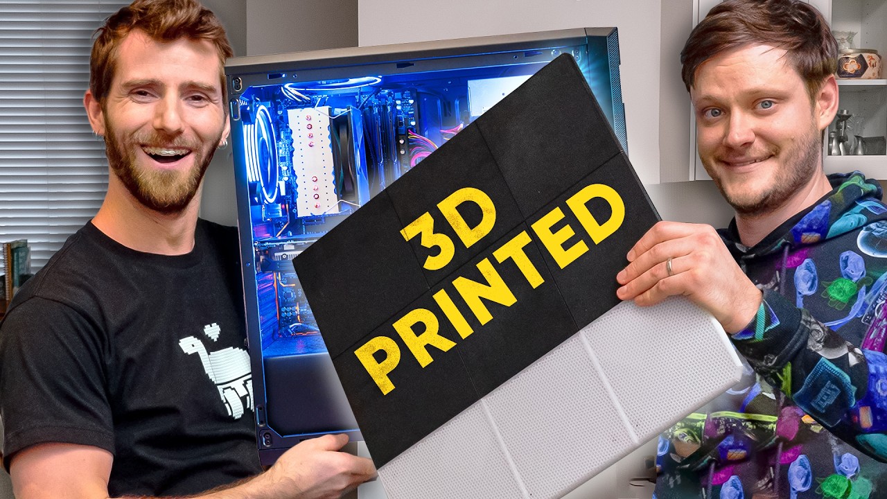 He Downloaded His New PC Case! - AMD $5000 Ultimate Tech Upgrade