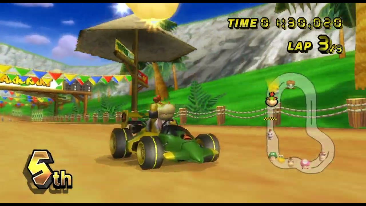 Mario Kart Wii - 150cc Shell Cup Grand Prix (Bowser Jr. Gameplay, Sprinter) [HD 1440p 60fps]