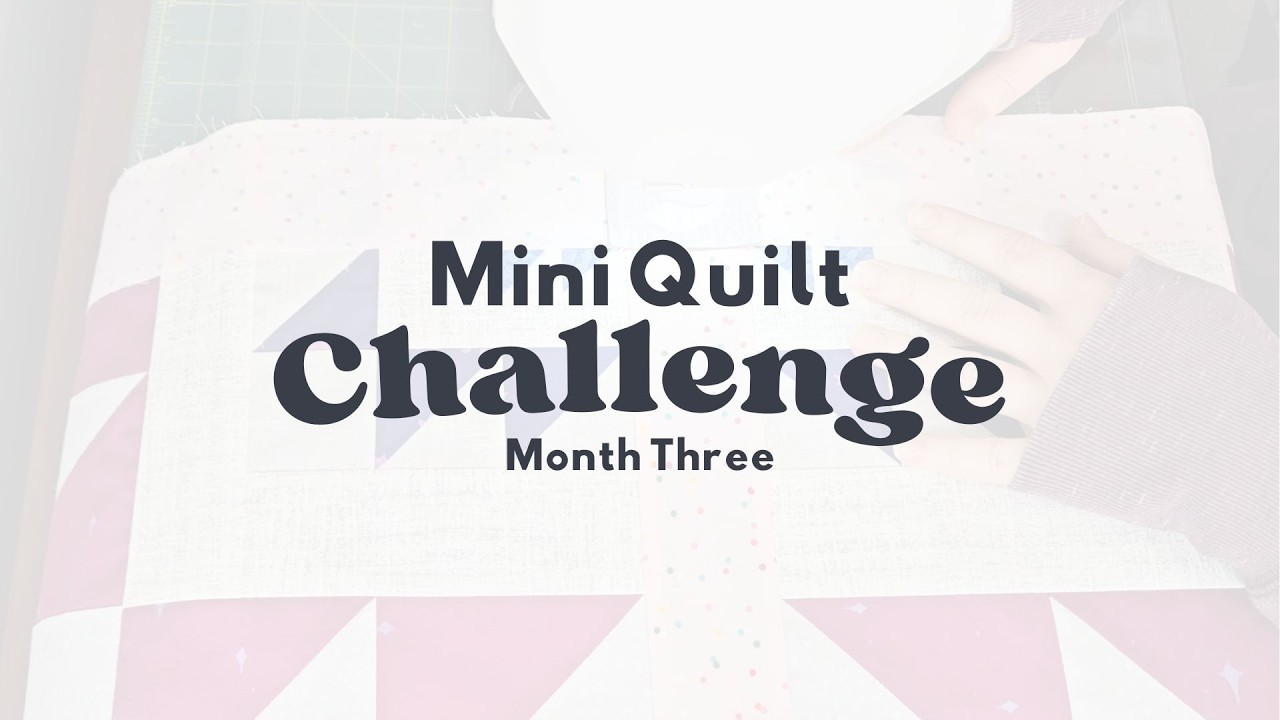 Goldilocks & the Three Bear Paws || Mini Quilt Challenge #3
