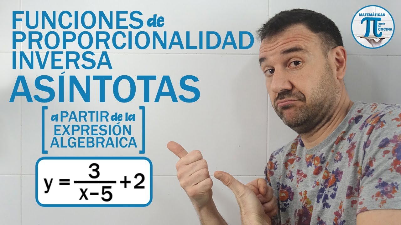 Funciones de PROPORCIONALIDAD INVERSA 📈 ASÍNTOTAS de la HIPÉRBOLA (a partir de la ecuación) 💙