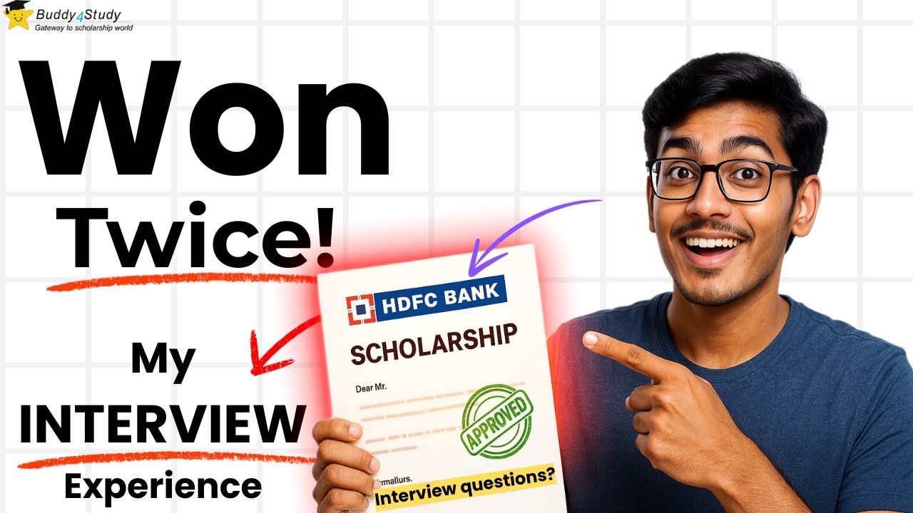 How I Won HDFC Scholarship 2 Times 💸 | Full Interview Process & Questions Revealed!