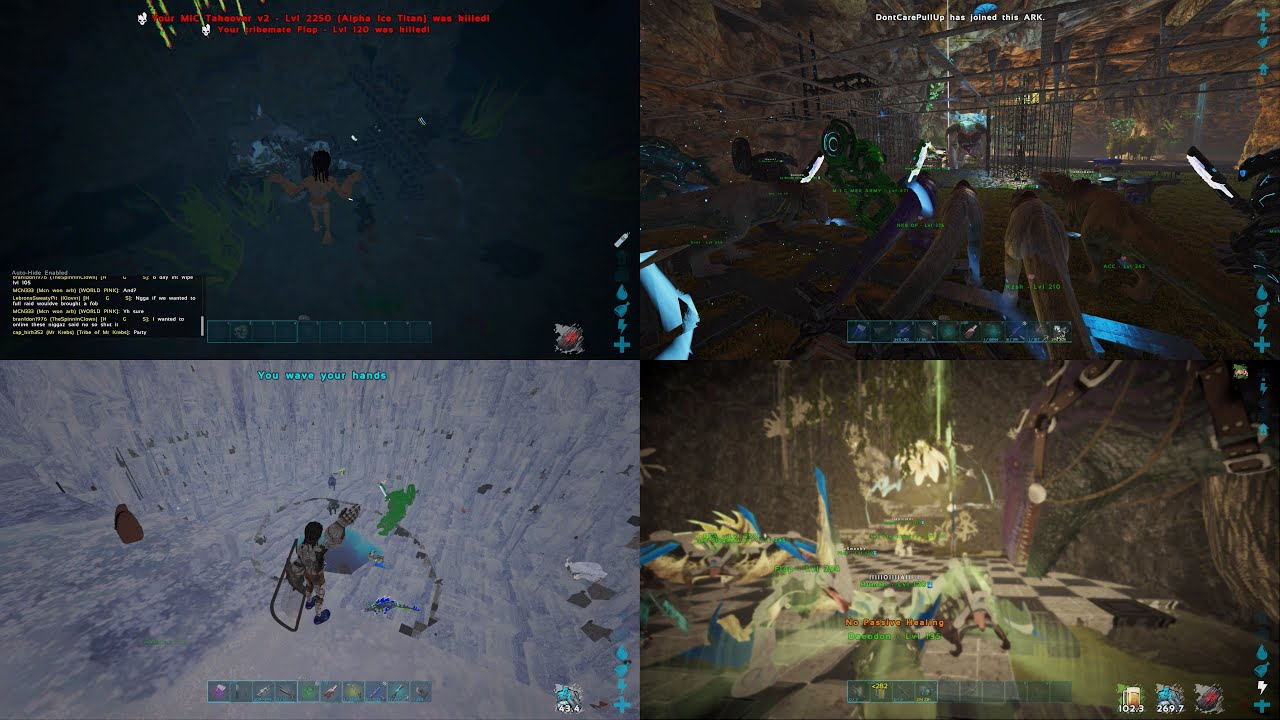 Bullying the Lords Comp / ARK PvP PS5 / #Lords #Knights #Viking
