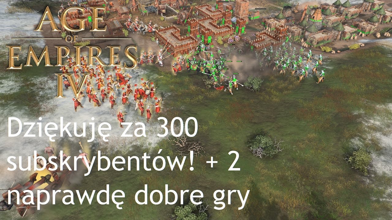 Age of Empires IV rankedy - Dziękuję za 300 subskrybentów! + 2 naprawdę dobre gry