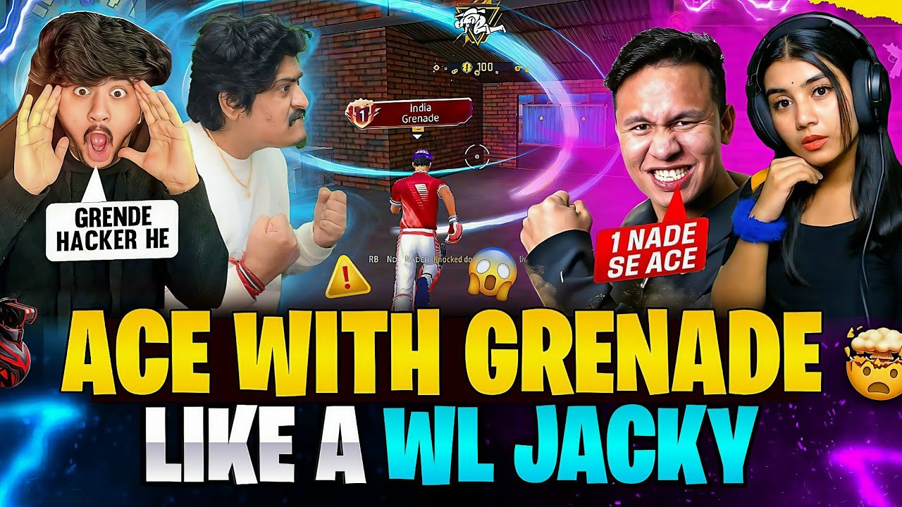 Dangerous ⚠️ Ace With GreNade 💣🤯 Like A WL Jacky 🐯😱
