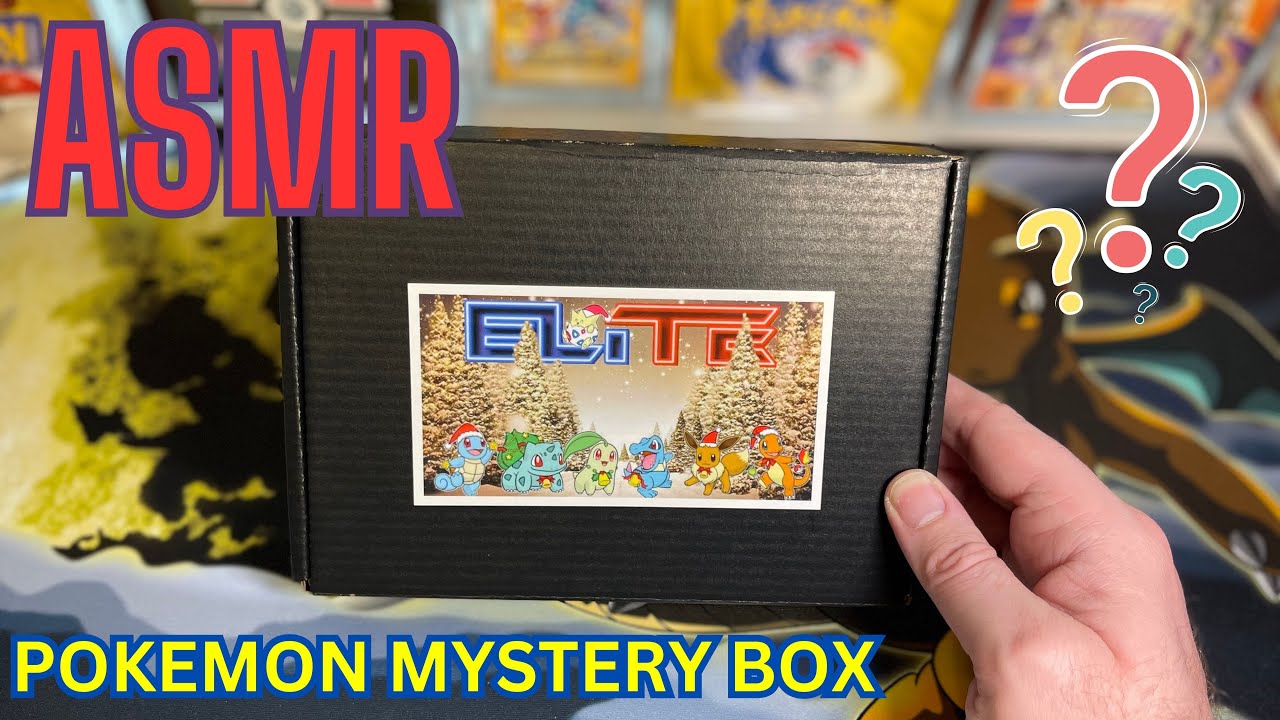 A Pokemon Mystery Box - Christmas Edition with ASMR Sounds
