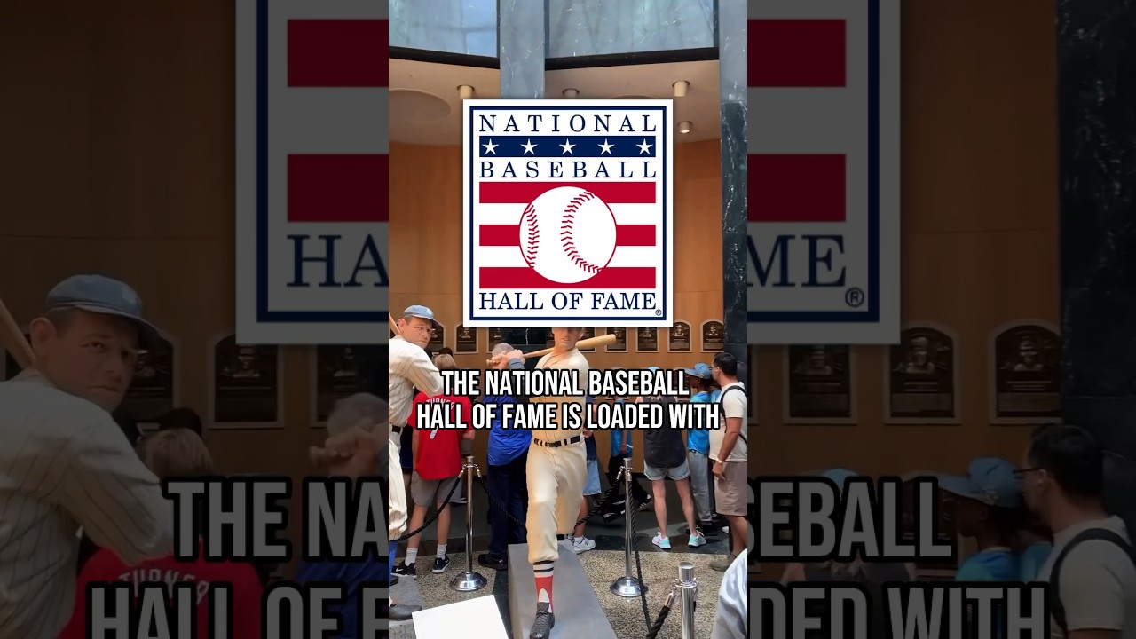 These are the five coolest artifacts at the Baseball Hall of Fame #shorts