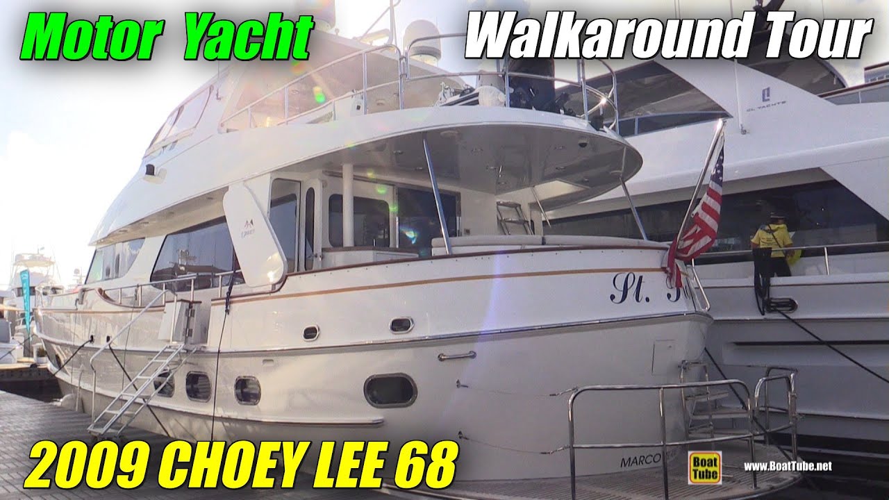 2009 Choey Lee 68 Yacht Walkaround Tour - 2020 Fort Lauderdale Boat Show