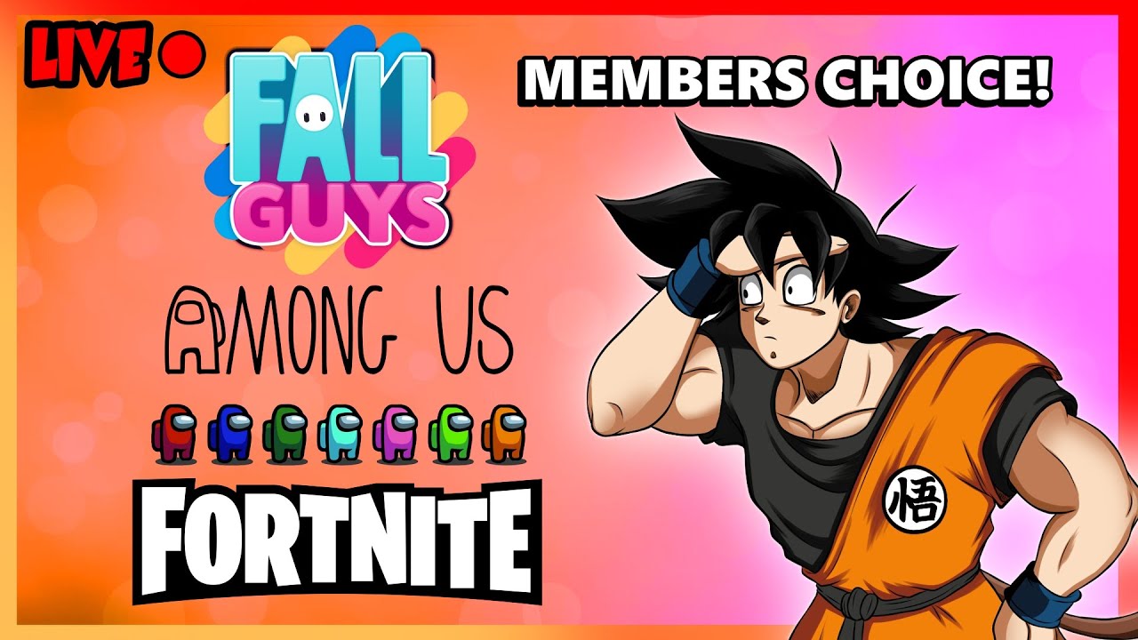 Goku Plays Games With Viewers MEMBERS CHOICE! 🔴LIVE