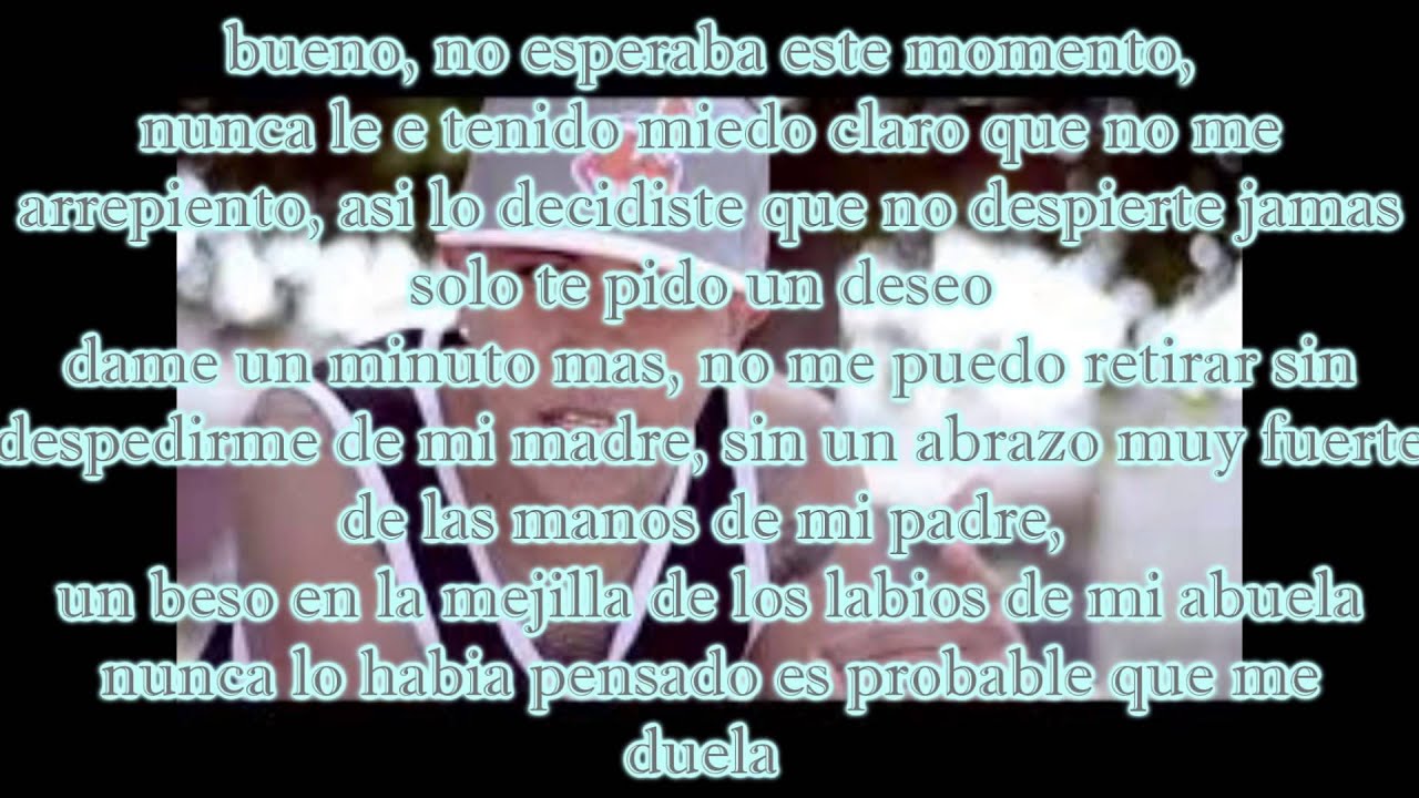 un minuto mas- c-kan letra