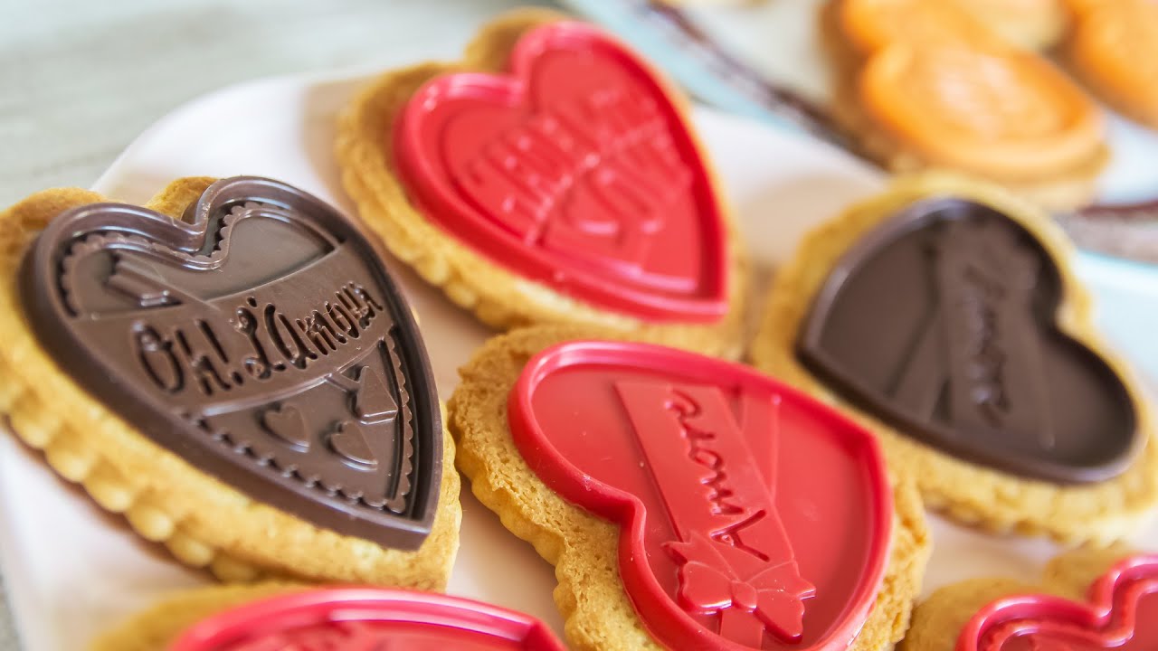 Galletas estilo Petit écolier - Especial San Valentín | Quiero Cupcakes!