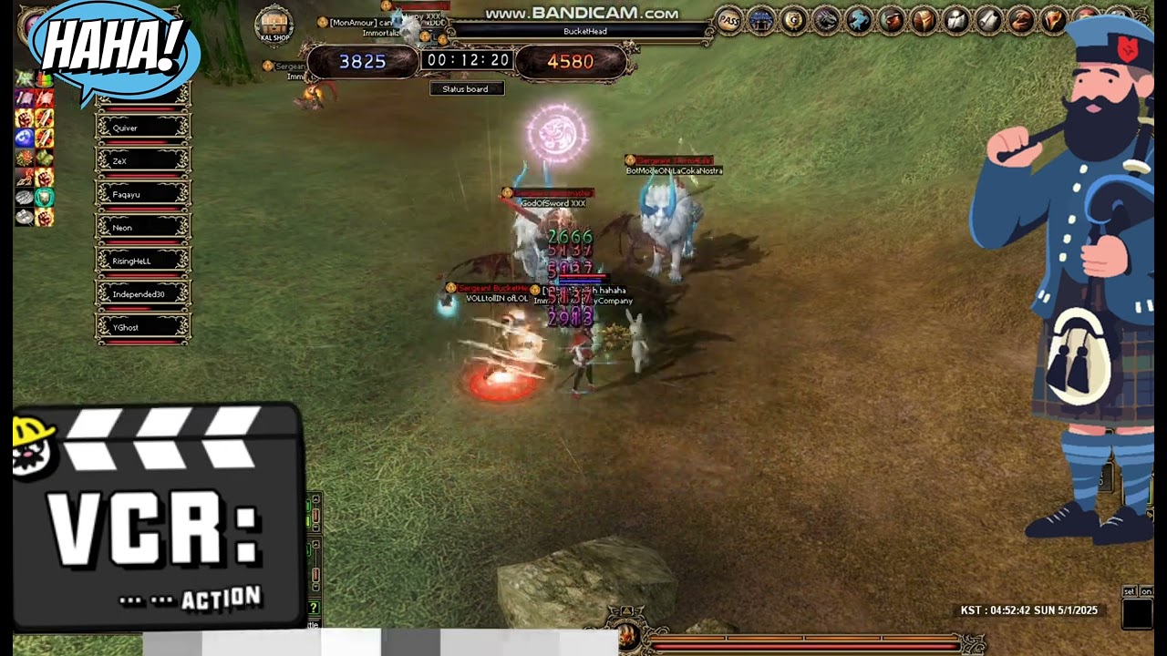Kalonline (PvP) Army - YGhost Level 123 (Ascetic) - EasyCompany + Ally Vs XXX + Ally