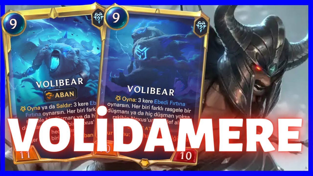 VOLİBEAR METAYA DALIYOR! Tryndamere/Volibear Kontrol Destesi [Legends of Runeterra] LoR