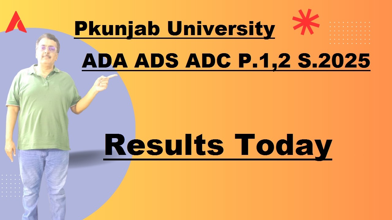 Punjab University Will Announce ADA ADS ADC PArt.1,2 Supply 2025 Results Today