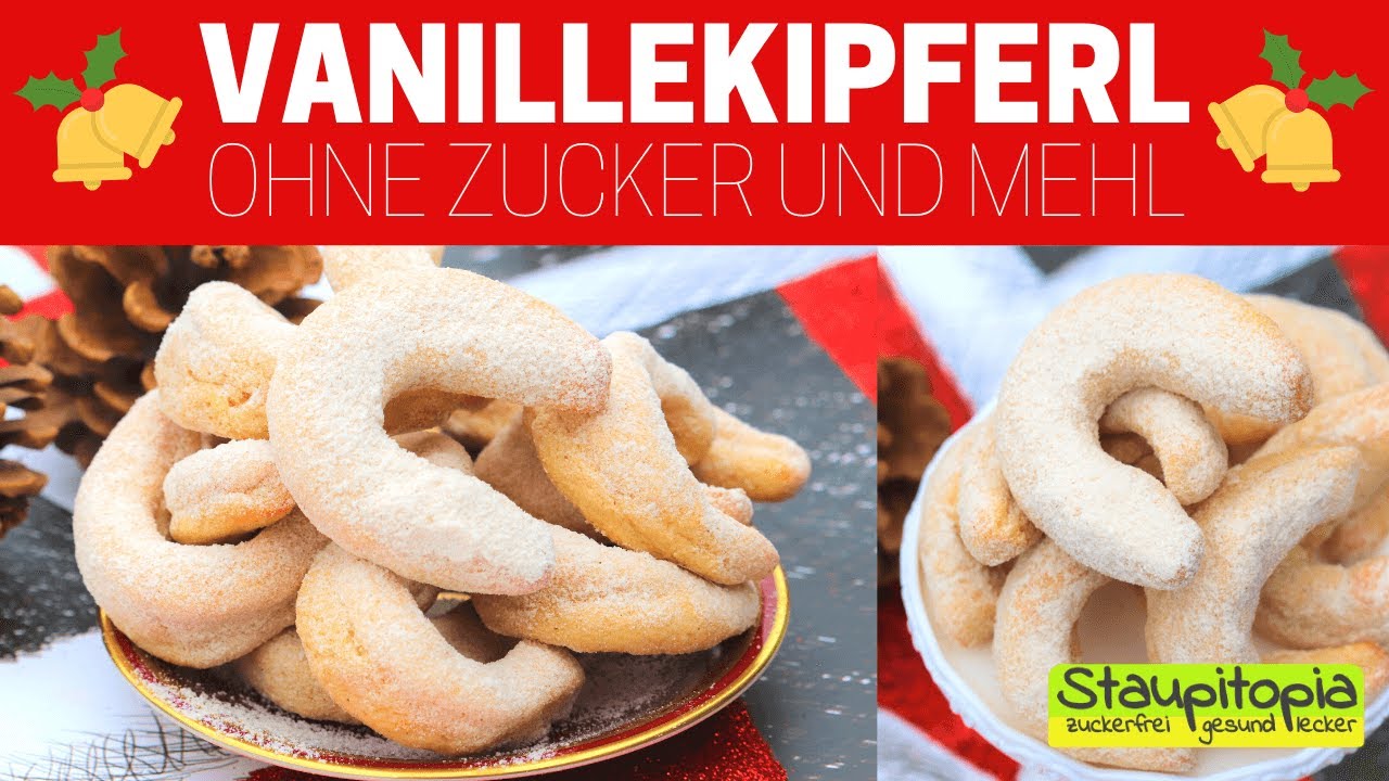 Vanillekipferl ohne Zucker - So kannst du die leckeren Low Carb Weihnachtsplätzchen backen