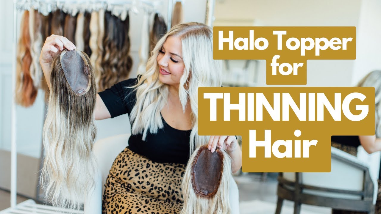 BEST Hair Topper 2023 , Natural Looking Option for Thinning Hair | Jess Hallock | Halo Couture