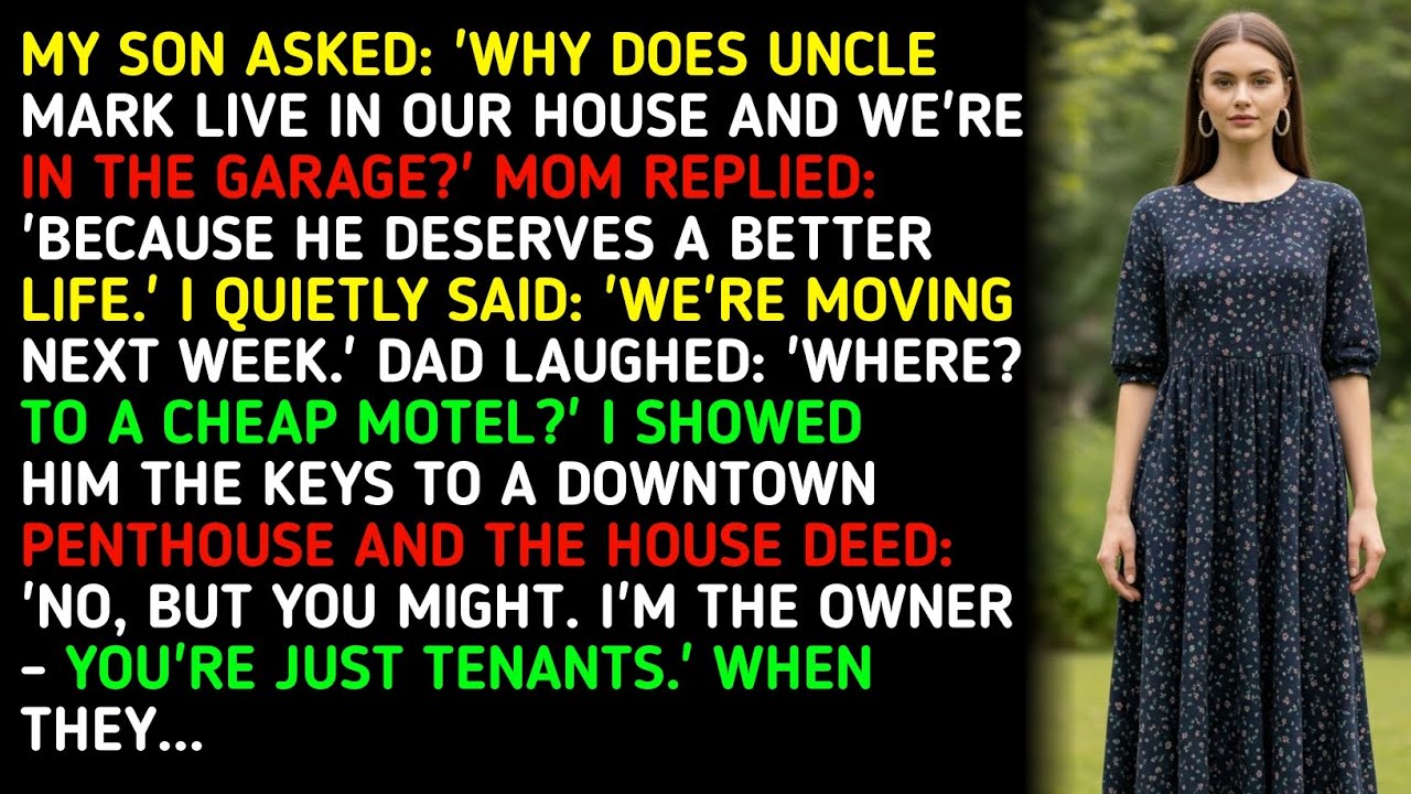 MY SON ASKED: 'WHY DOES UNCLE MARK LIVE IN OUR HOUSE AND WE'RE IN THE GARAGE?' MOM REPL... 