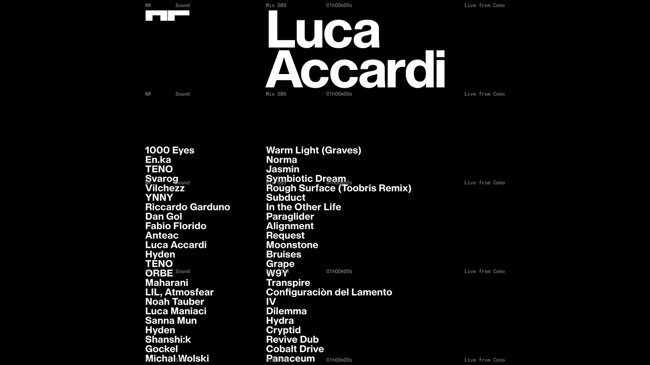NR Sound Mix 089 Luca Accardi