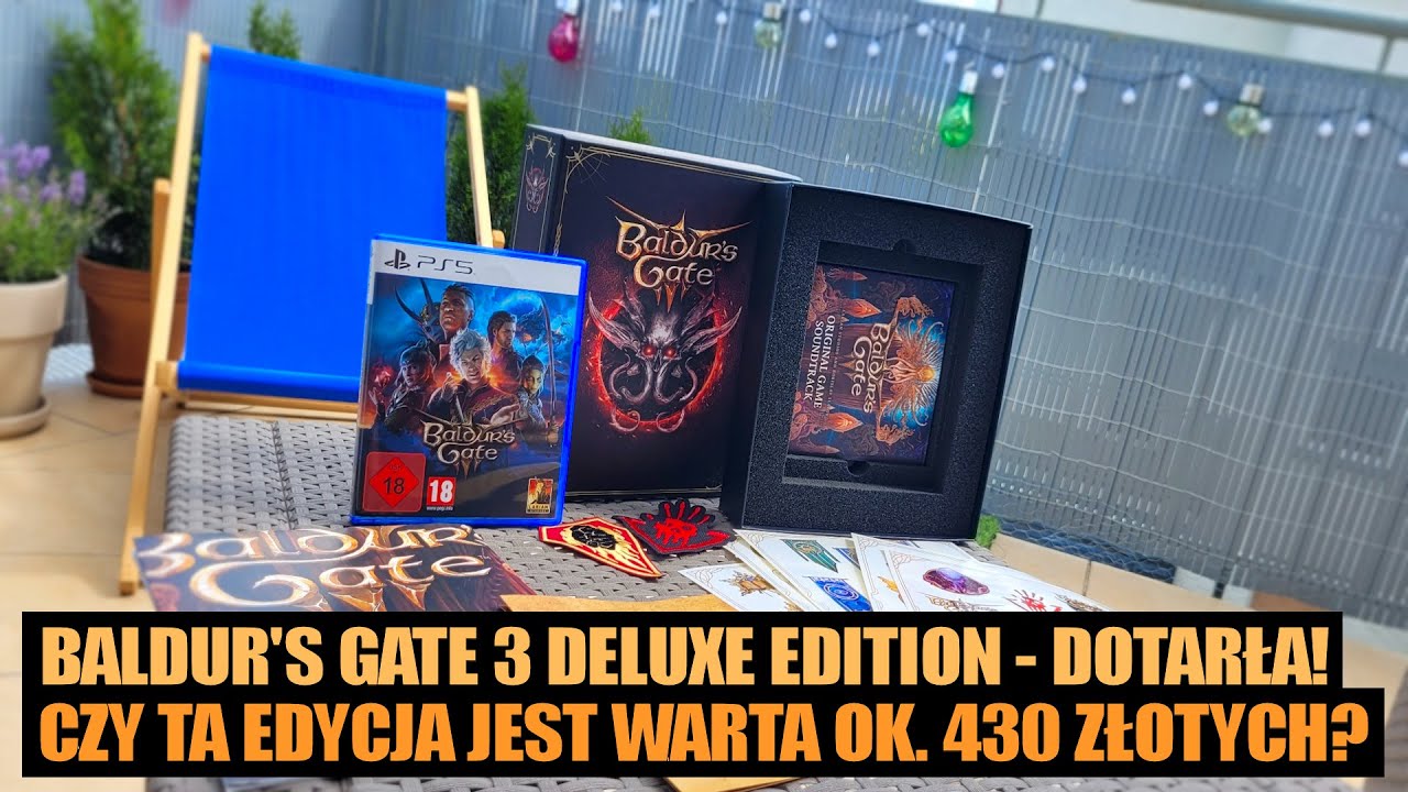 BALDUR'S GATE 3 DELUXE EDITION - dotarła do mnie edycja zam&oacute;wiona w grudniu - unboxing, wrażenia