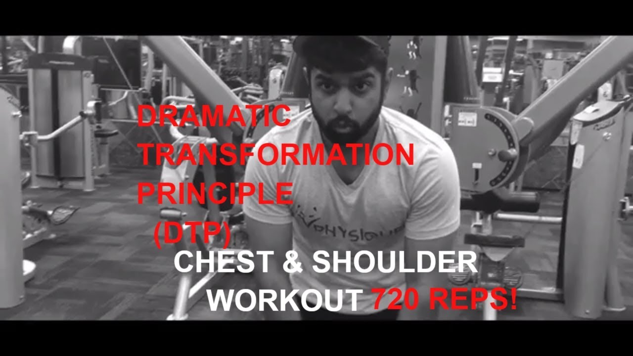 Chest and Shoulder Workout | Kris Gethin's Dramatic Transformation Principle (DTP) | Viraj Kamdar