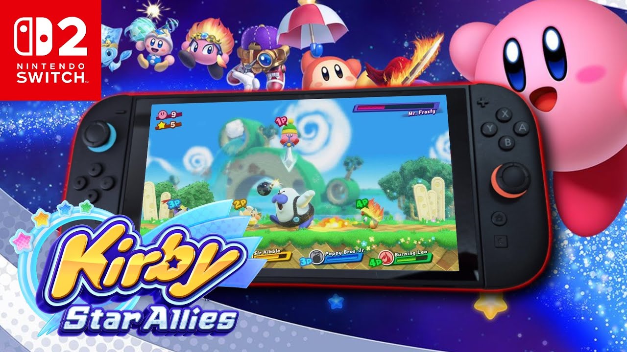 Kirby Star Allies - Nintendo Switch 2 Gameplay