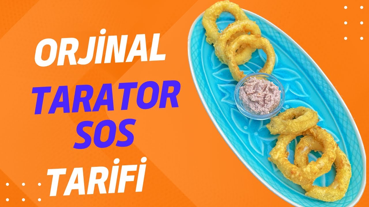 Orijinal Tarator Sos Tarifi - Tarator Sos Nasıl Yapılır - Kalamar Sos Tarifi