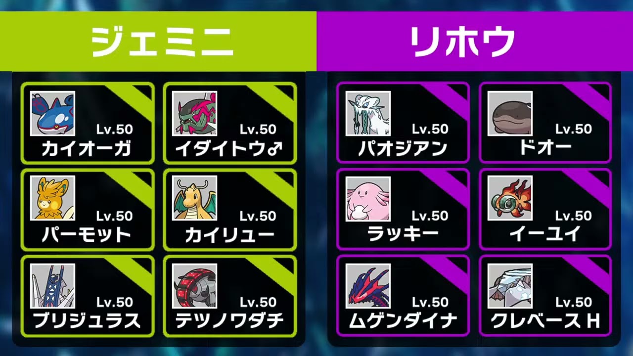 【ポケモンSV】Zero. Online Qualifiers Day1 ジェミニ vs リホウ【レギュG】