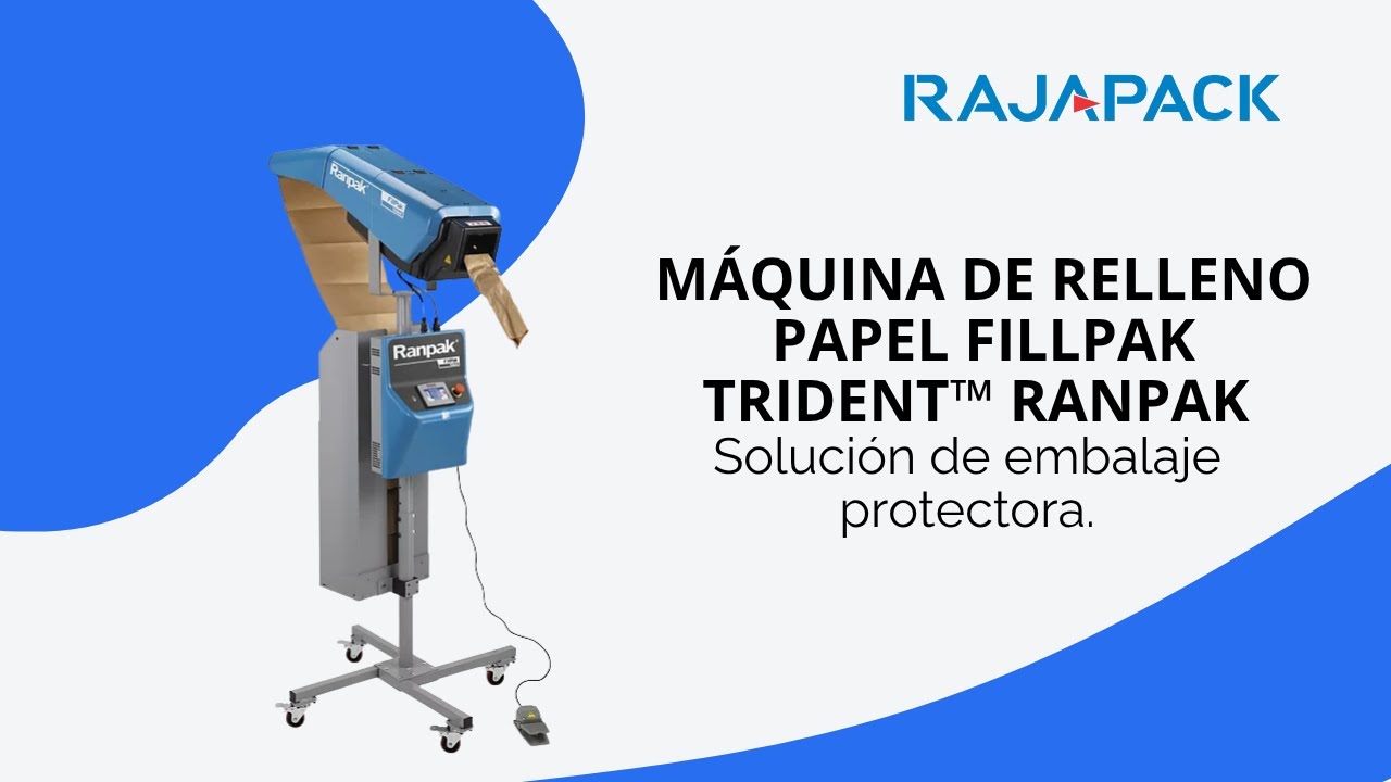 Máquina de relleno papel FillPak Trident™ RANPAK | RAJA®