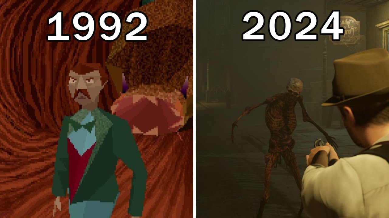 Evolution of Alone in the Dark Games 1992-2024