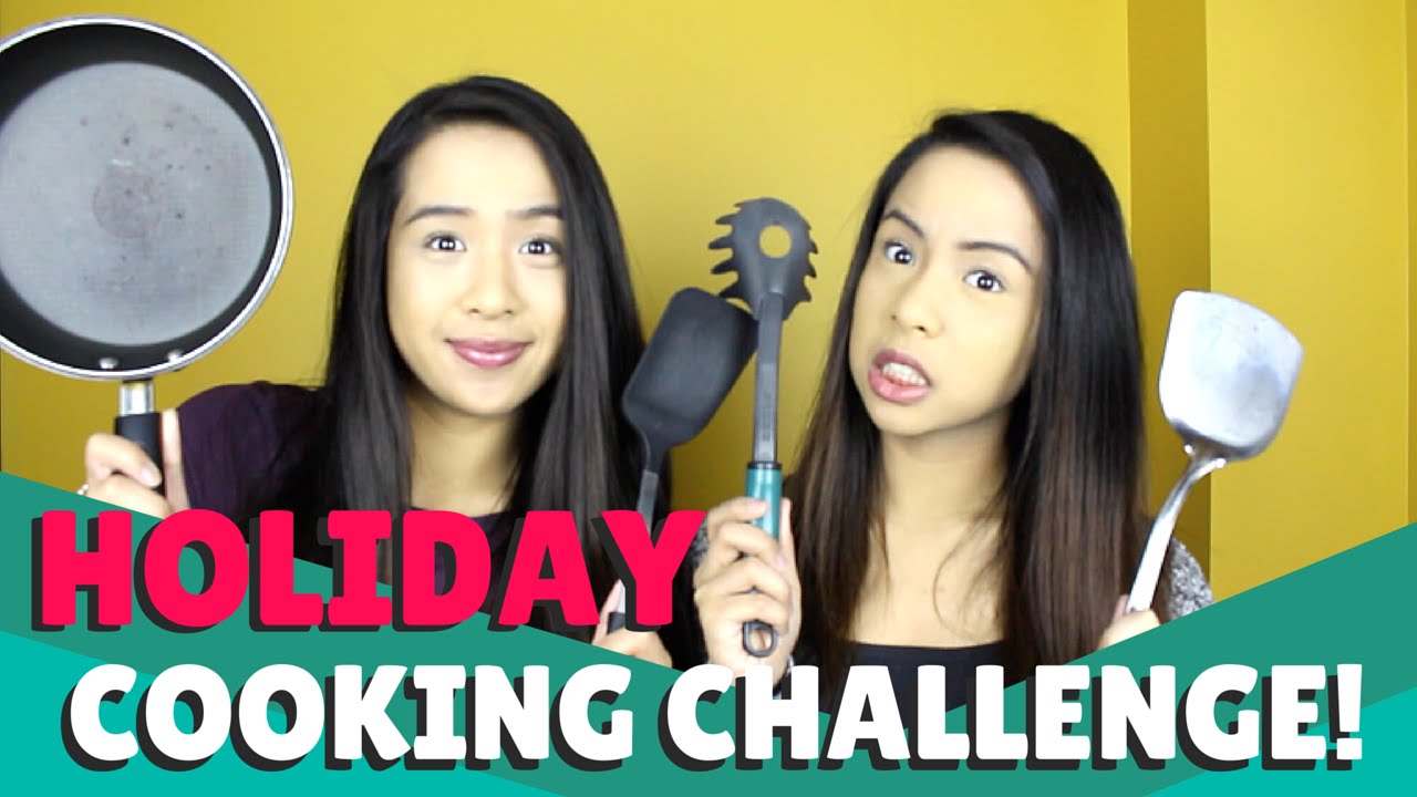 Holiday Cooking Challenge: Full Meal Under 5 Minutes | Twins Samantha & Madeleine