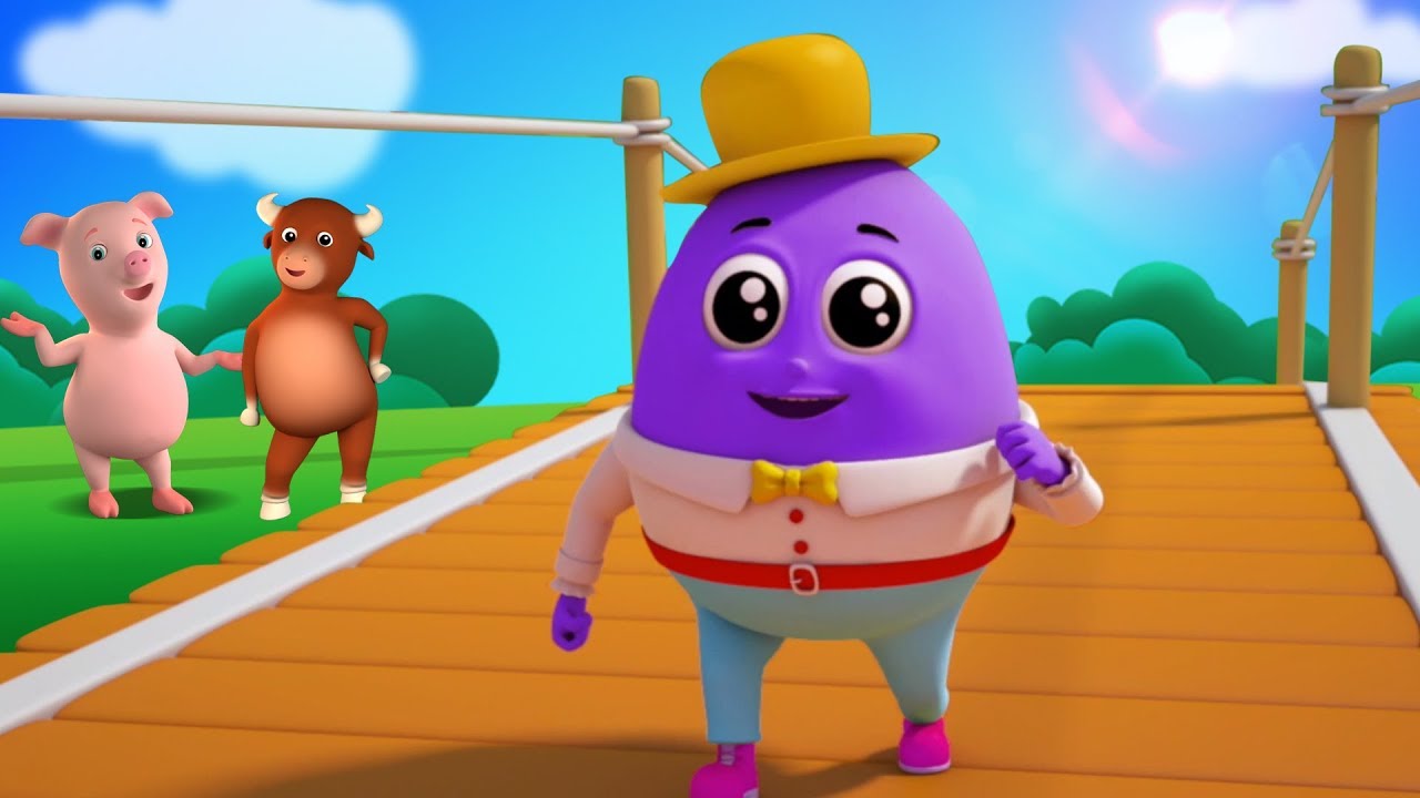 humpty dumpty assis sur un mur | chanson &eacute;ducative | po&egrave;me d'enfants | Kids Song | Humpty Dumpty
