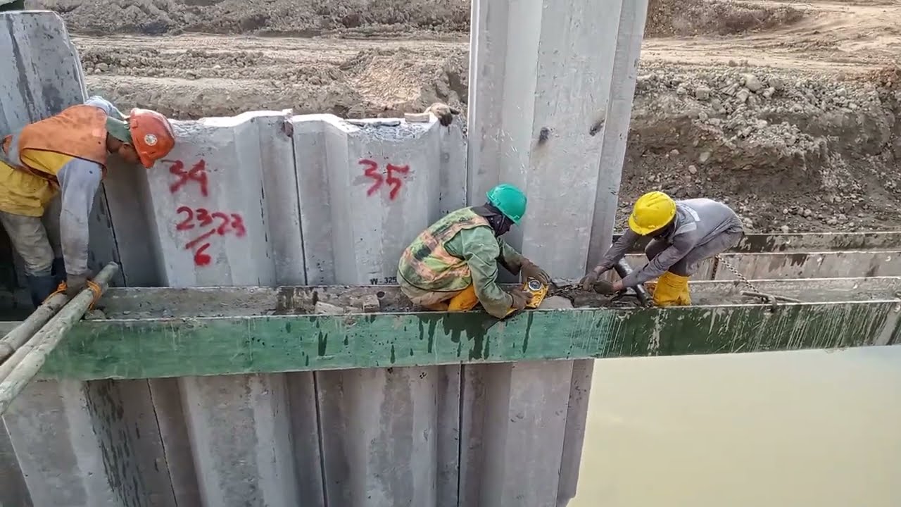 Corugated Concrete Sheet Pile