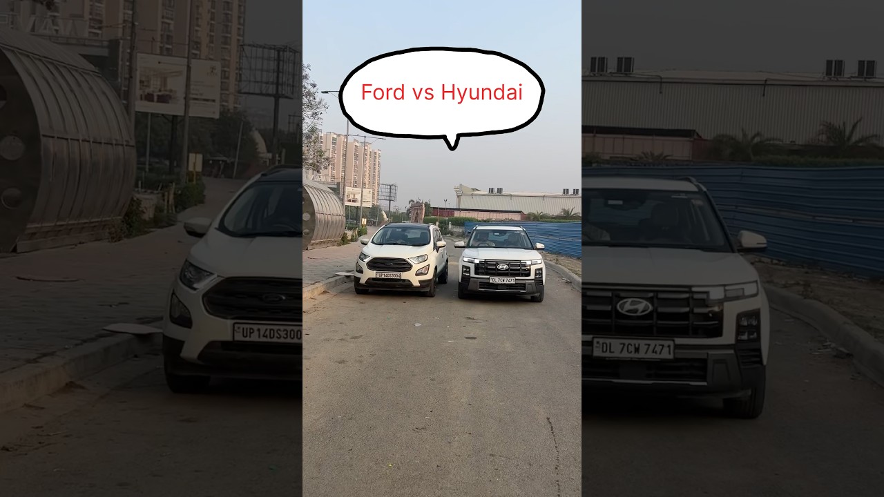 Hyundai Creta Facelift vs Ford Ecosport #mohitvihem #ford #hyundaicreta