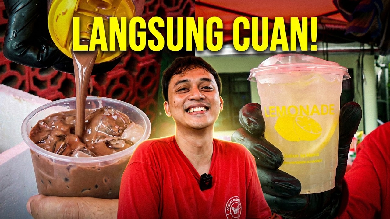 LANGSUNG CUAN !! CARA JUALAN ES COKLAT DAN LEMONADE MODAL KECIL UNTUNG BESAR !! IDE USAHA
